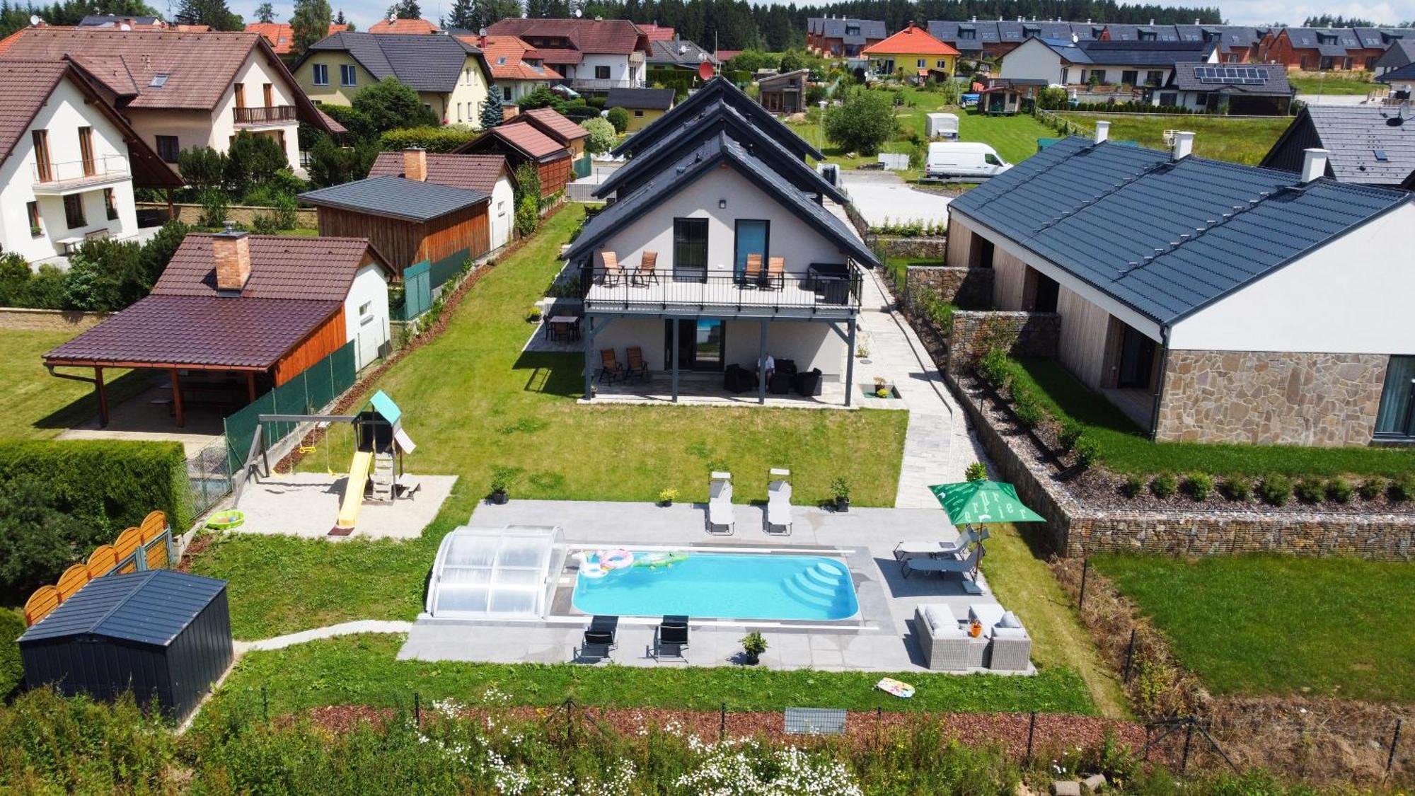 Apartmanove Domy Lipno 1 Frymburk Esterno foto